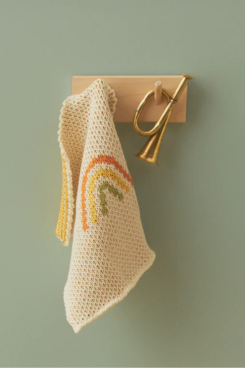 Mantita Arcoíris crochet (para muñecas)