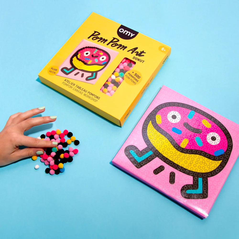 Arte con pompones - 2 MODELOS