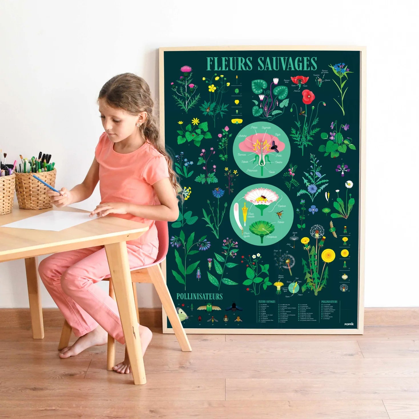 Poster XXL + 72 pegatinas - Botanica