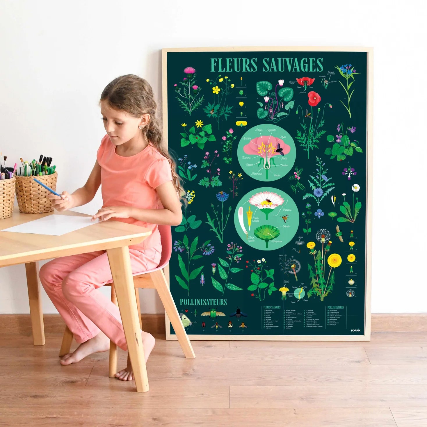 Poster XXL + 72 pegatinas -  Botanica