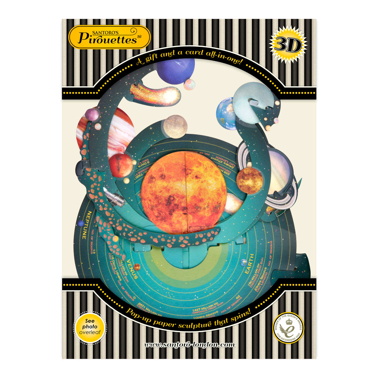 Tarjeta Piruetas 3D (varios modelos)