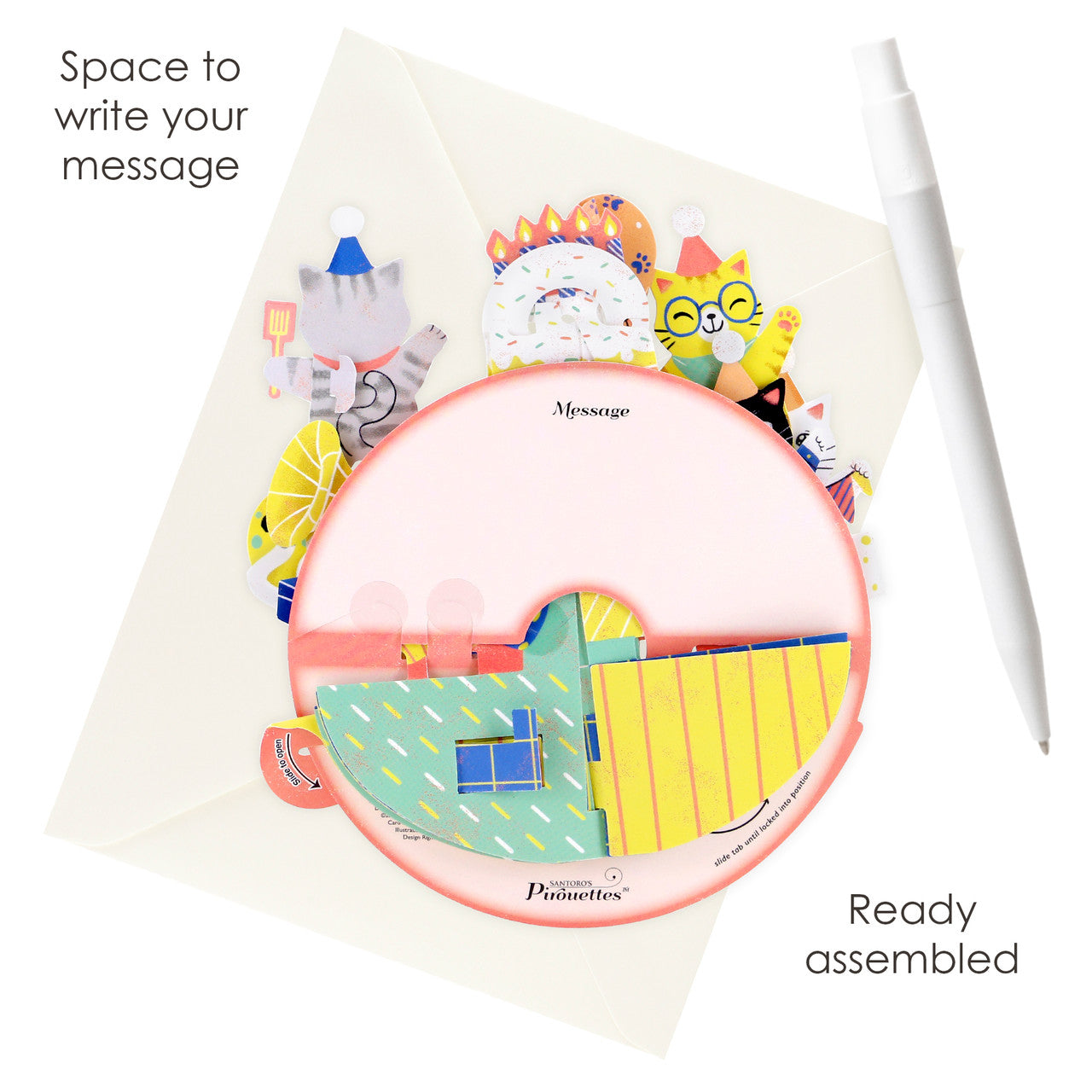 Tarjeta Piruetas 3D (varios modelos)