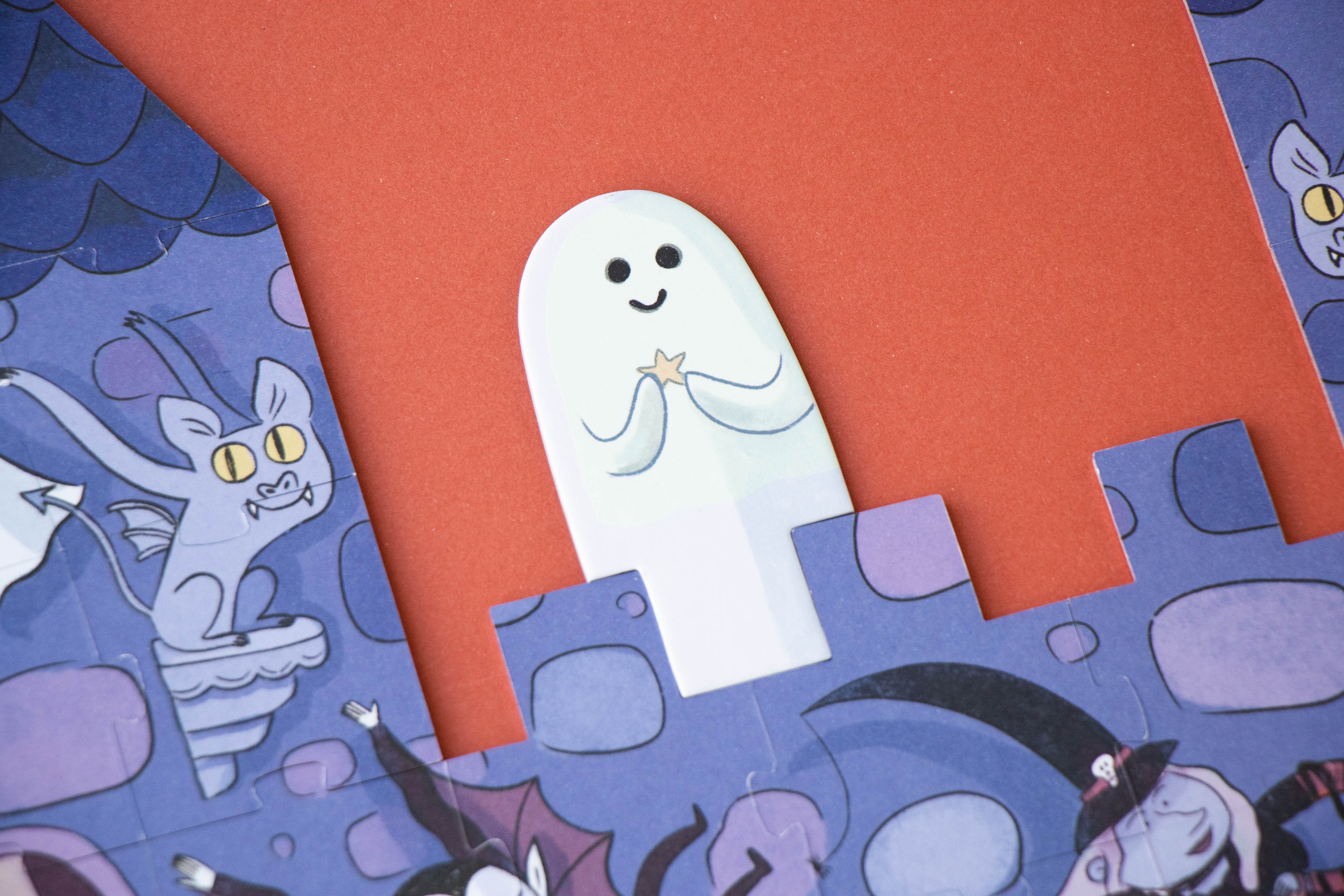 Puzzle con bolsa de tela - Castillo encantado