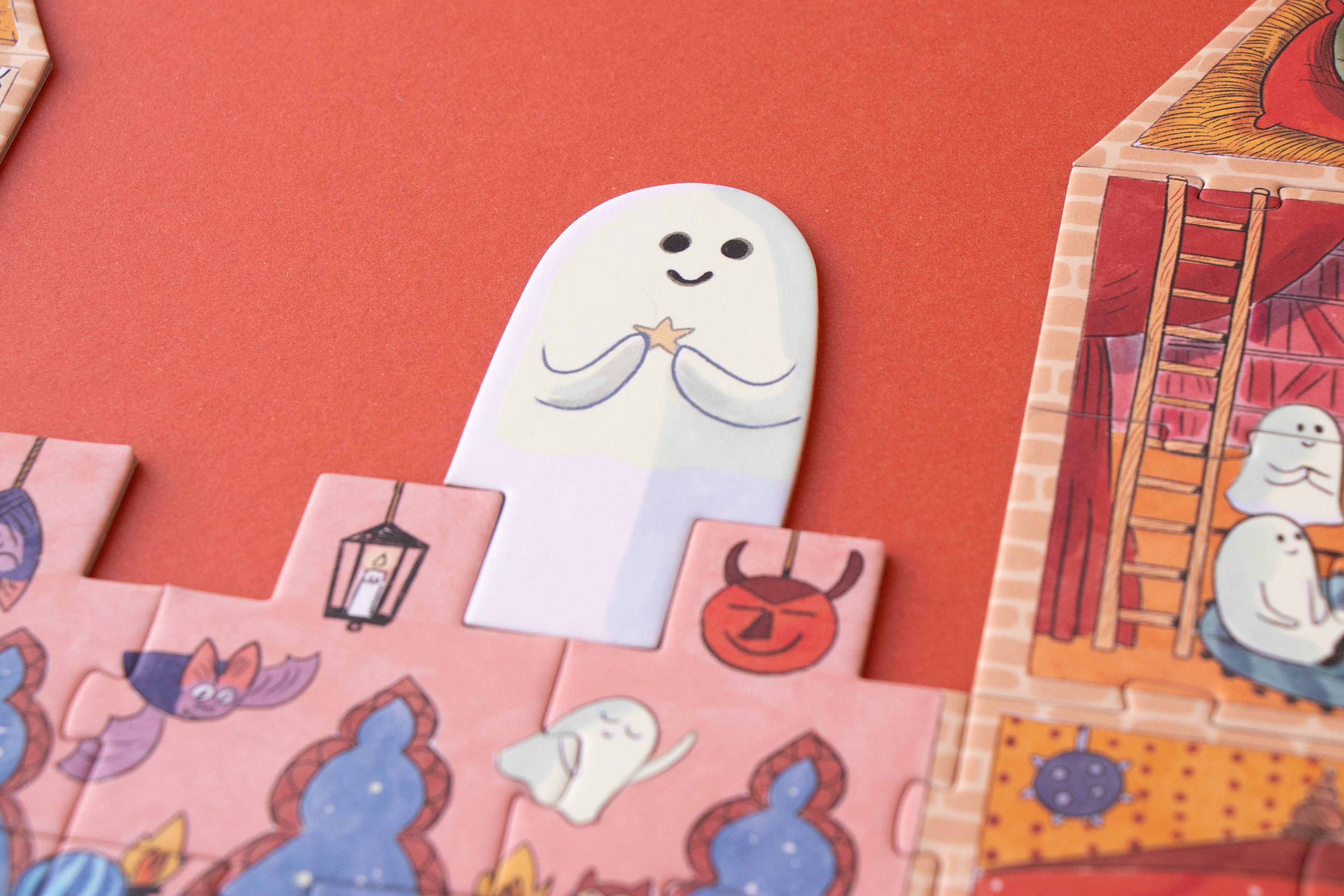 Puzzle con bolsa de tela - Castillo encantado