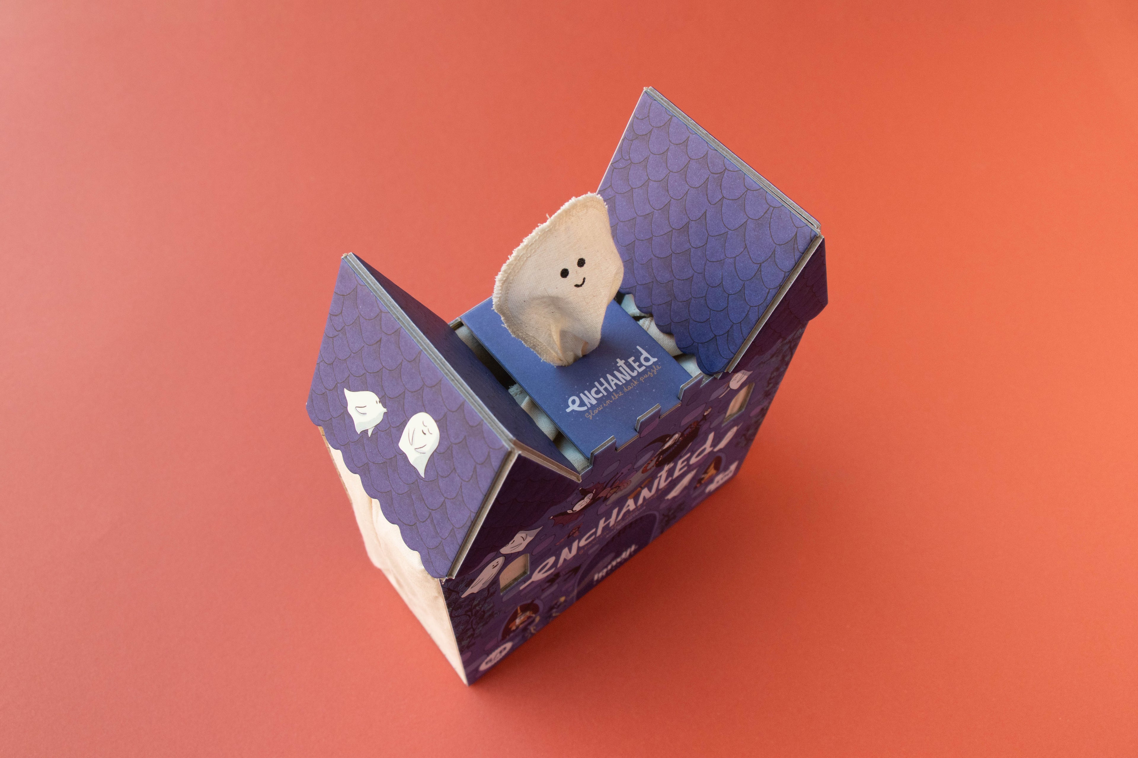 Puzzle con bolsa de tela - Castillo encantado