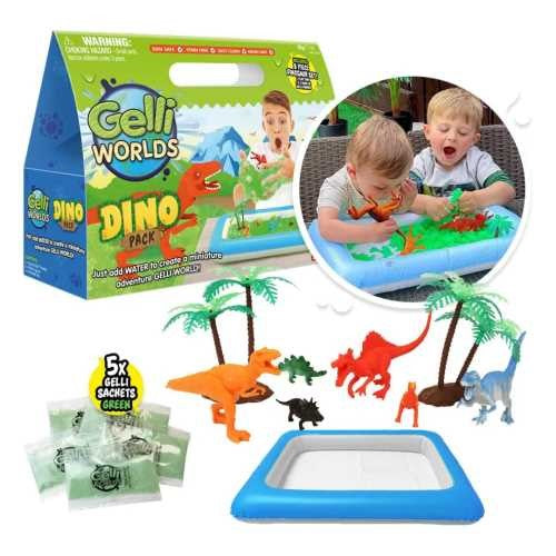 Juego sensorial - Gelli - Pack Dinosaurios