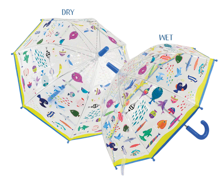 Paragüas transparente - Océano