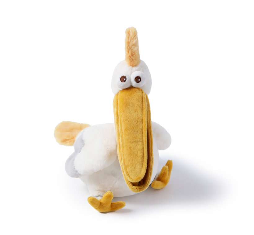 Peluche térmico con bolsa aromática - Pelícano hambriento