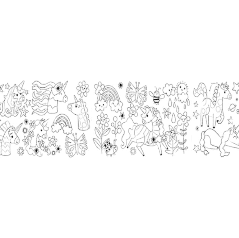 Rollo (grande) para pintar - Unicornios