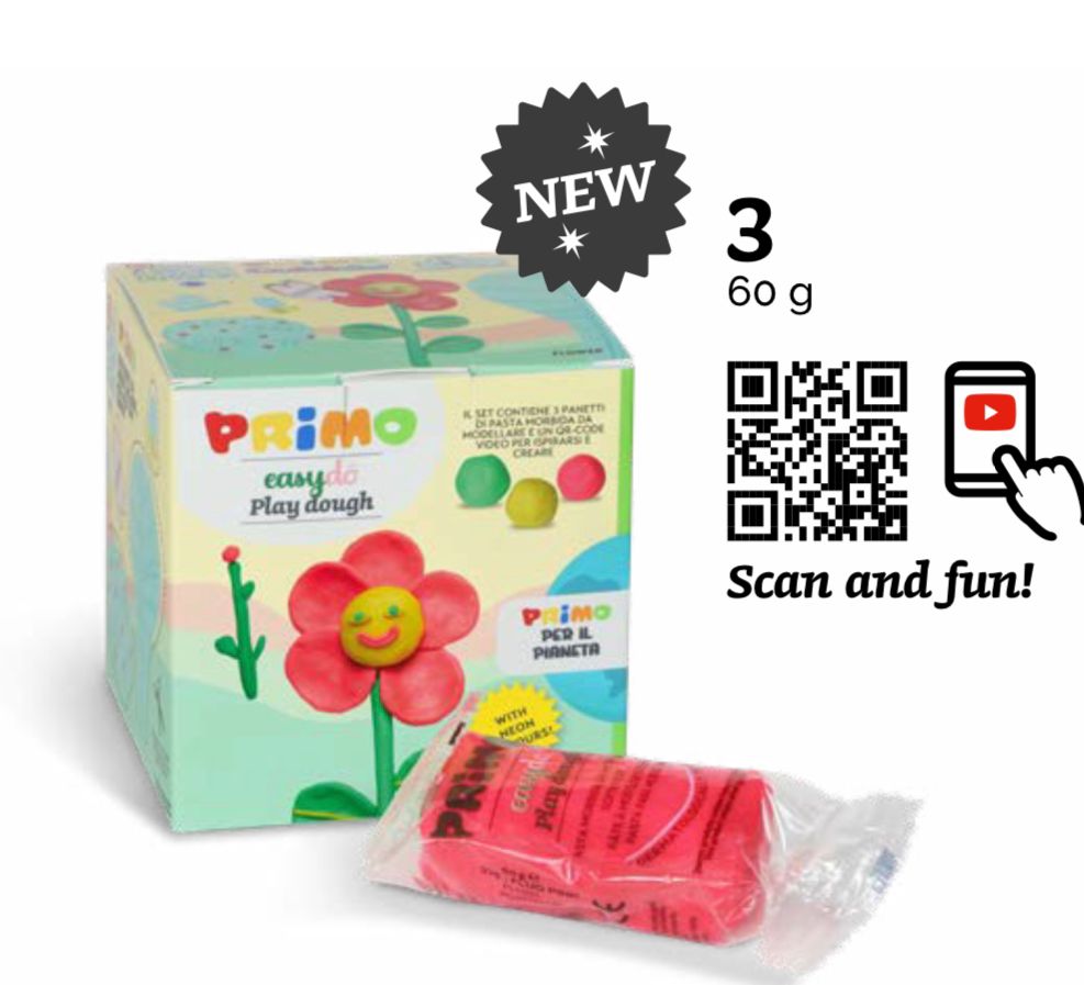 Pasta para moldear - Cubos creativos