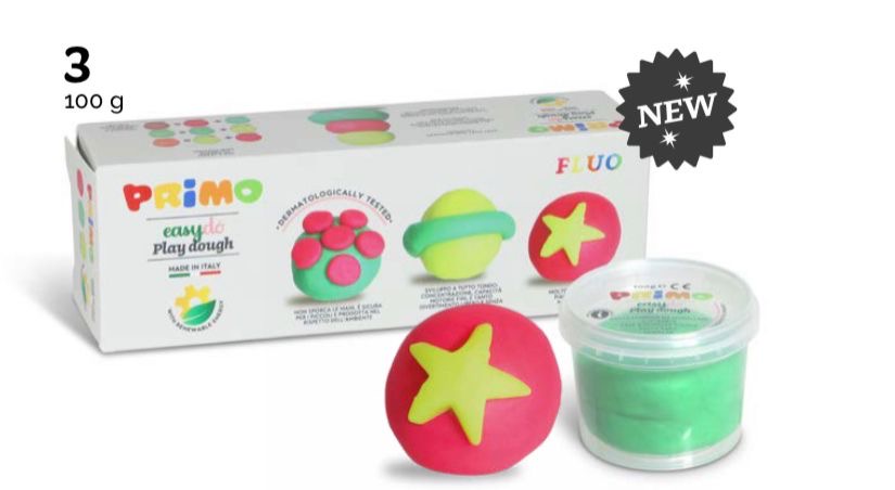 Pasta para moldear - Set 3 colores Flúor