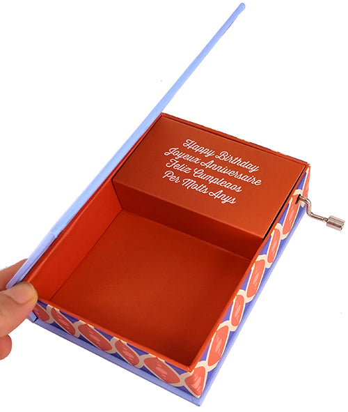 Caja musical regalo - Happy Birthday