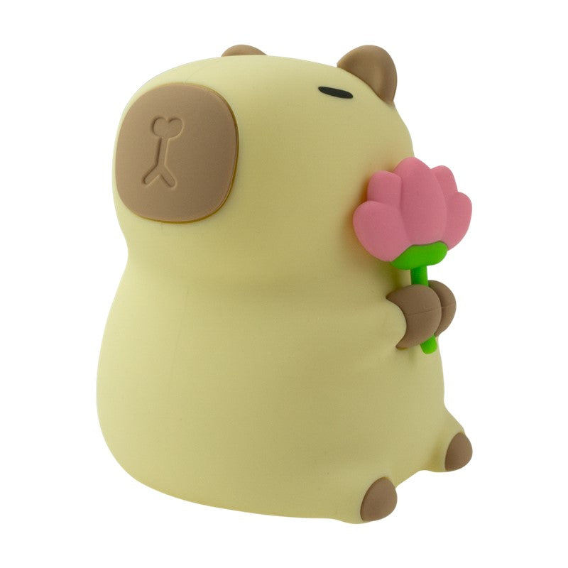 Lámpara de noche LED - Capybara florista