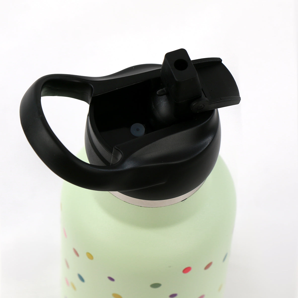 Botella Térmica Pajita - Topos - Melón