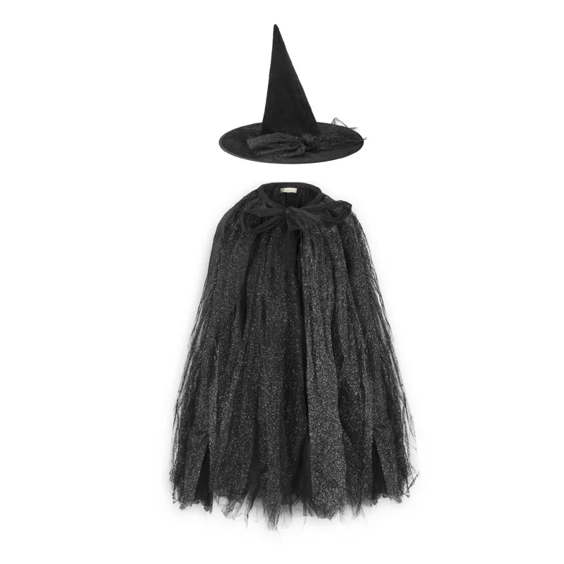 Capa/Falda de Bruja + Sombrero
