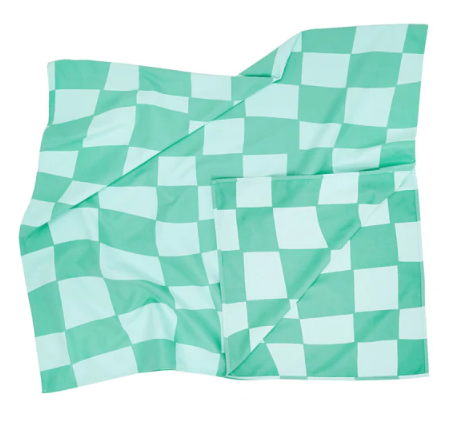 Toalla - Cuadros verdes