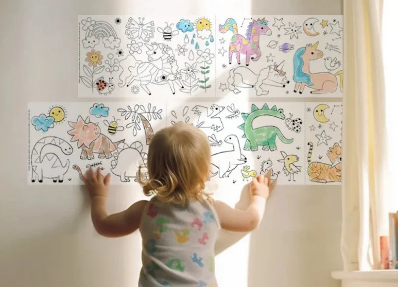 Rollo (grande) para pintar - Dinos