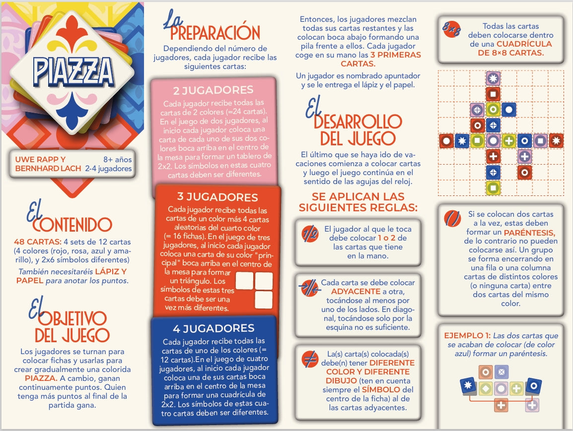 Piazza - Mini juego de viaje