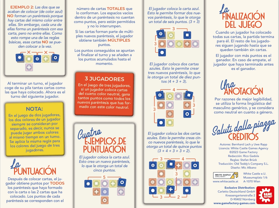 Piazza - Mini juego de viaje