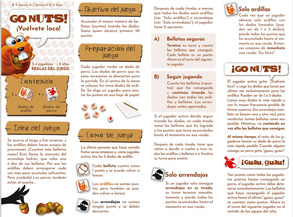 Go Nuts! - Mini juego de viaje