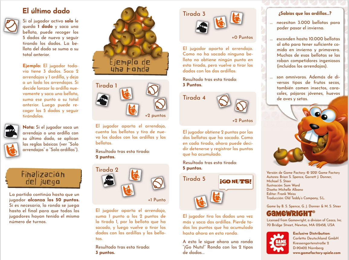 Go Nuts! - Mini juego de viaje