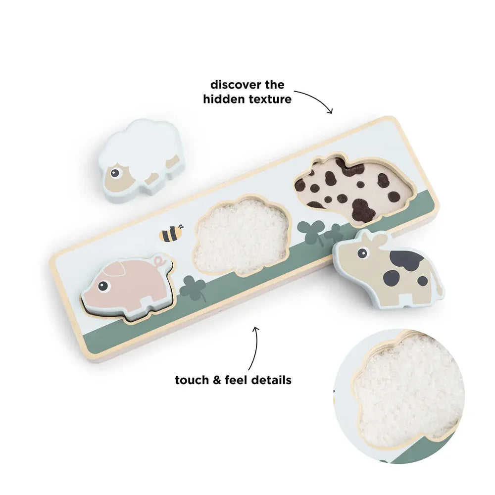 Puzzle Sensorial - Pequeña Granja