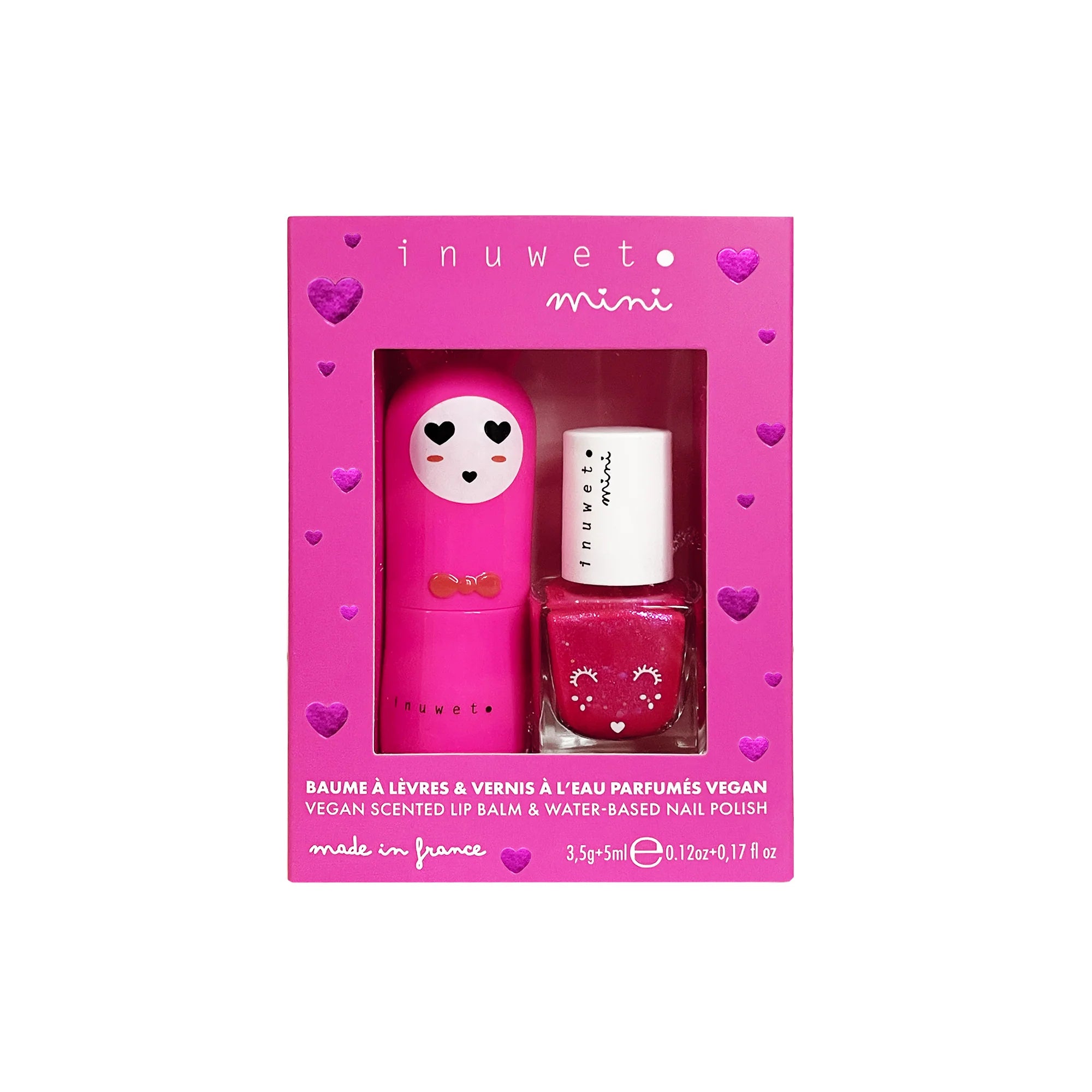 Set dúo - Bálsamo + Pintauñas - Cereza y Fresa