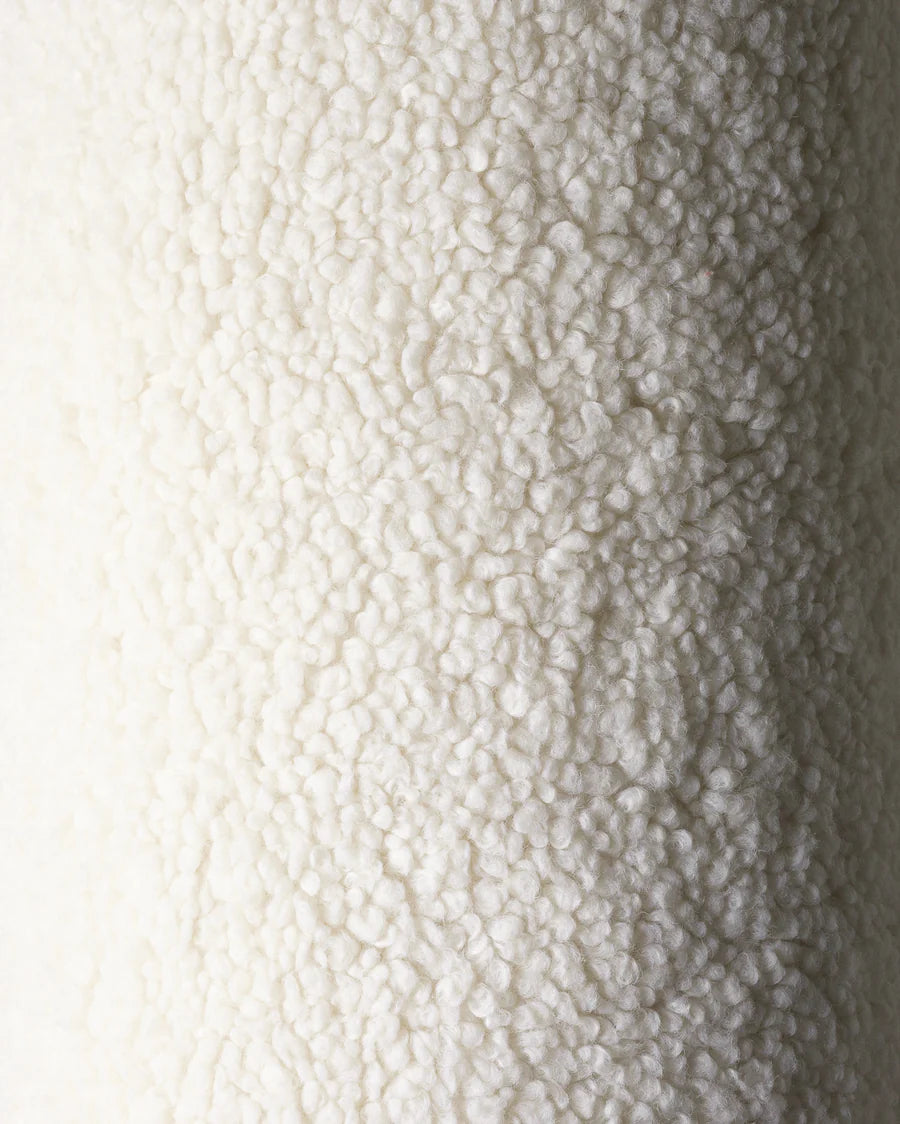 Moon chair - Teddy - Cream white