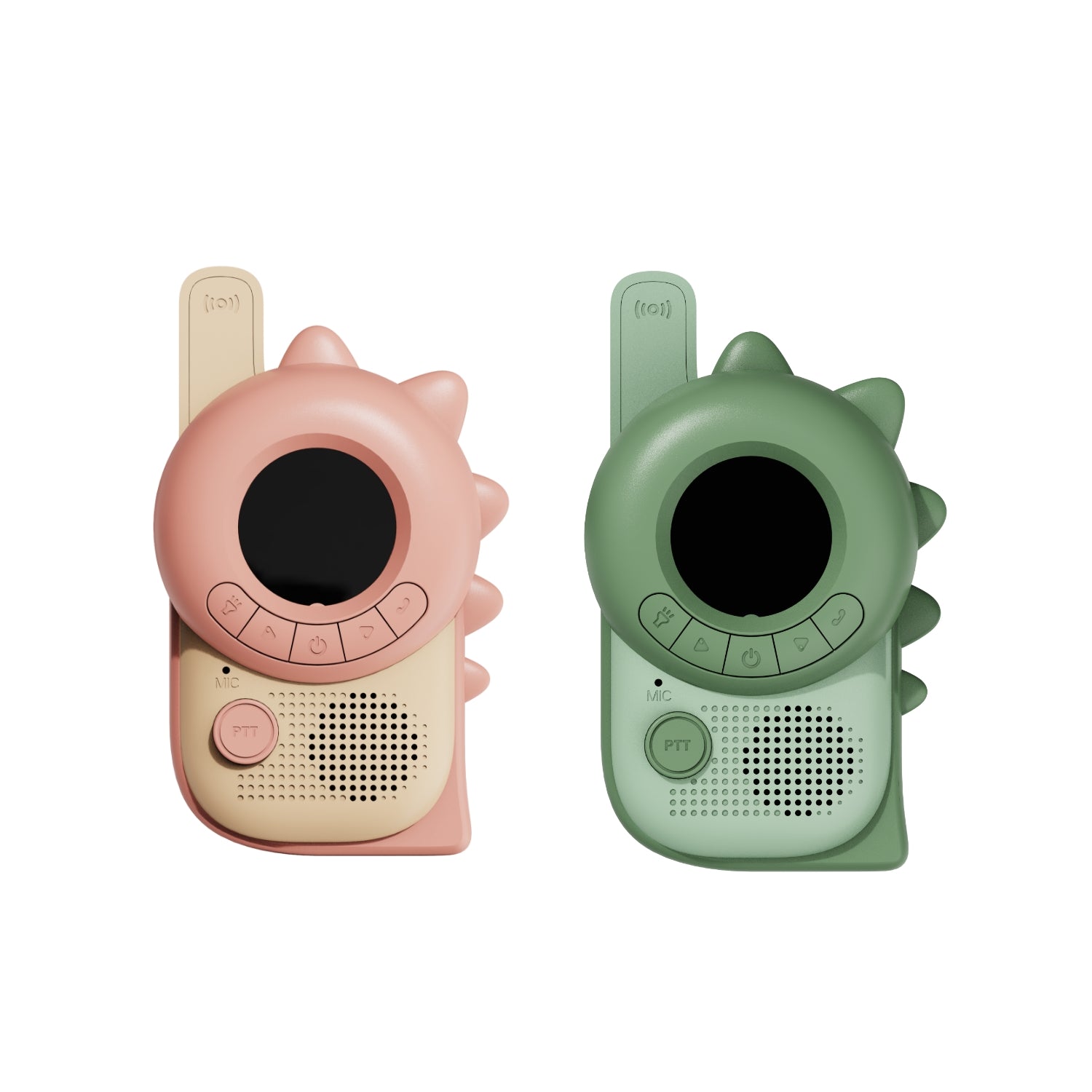 Walkie Talkies - Dino (Verde + Rosa)