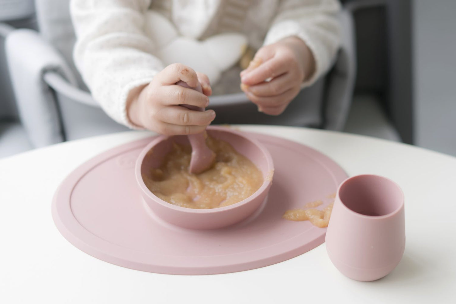 Set de primeros alimentos (Bol + Vaso + Cubiertos)