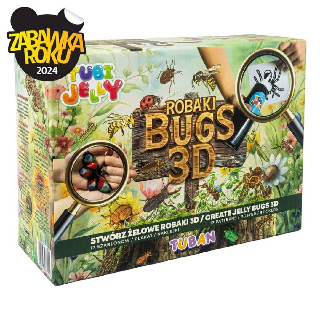 Set de gelatina en tubo - Insectos 3D