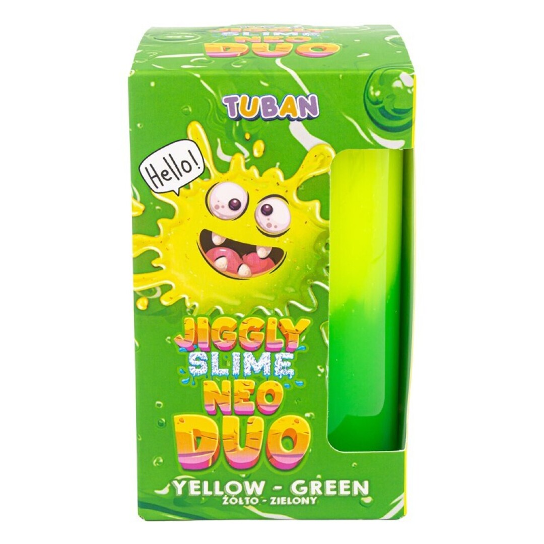 Slime neón dúo - Amarillo y Verde