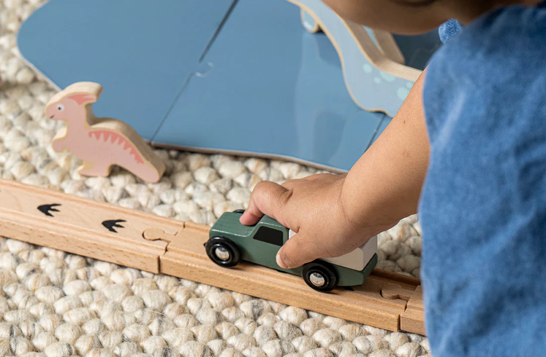 Circuito coches y trenes - Mundo Dino