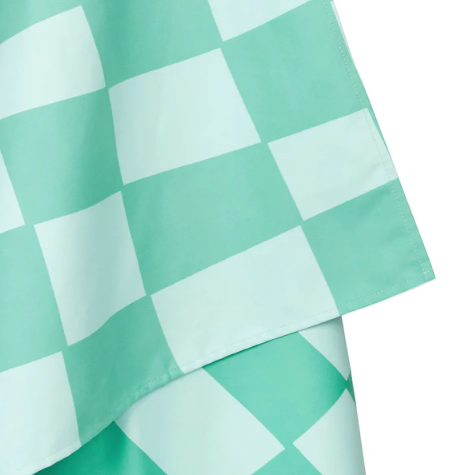 Toalla - Cuadros verdes