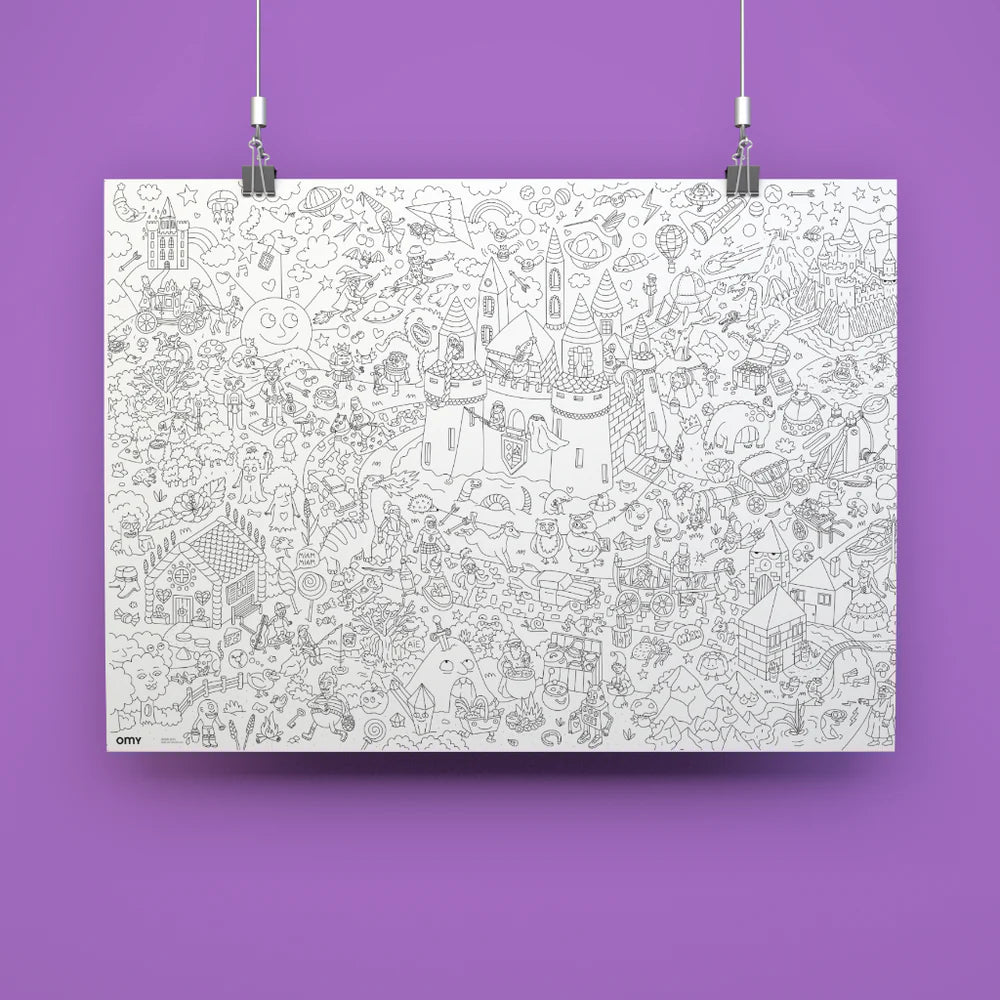 Póster XL para colorear - Magia