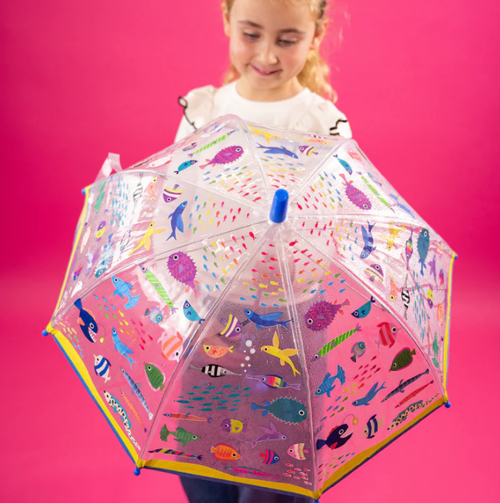 Paragüas transparente - Océano