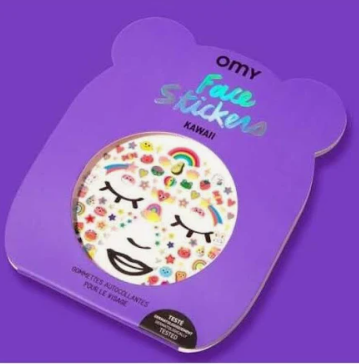 Pegatinas para la cara (varios modelos)