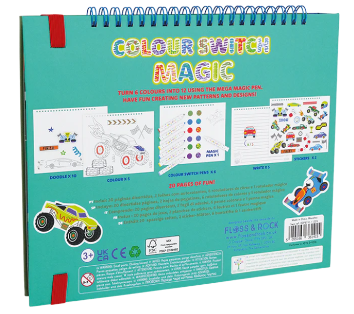 Cuaderno mágico - Cambia de color (varios modelos)