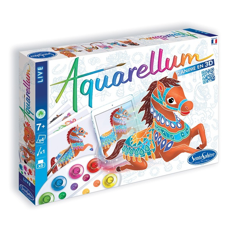 Aquarellum en 3D - Caballos