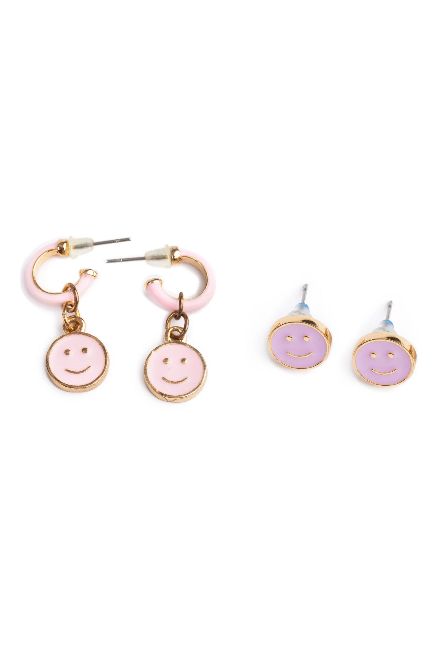 Aretes Smile (pack de dos)