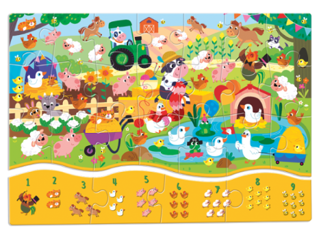 Puzzle - 25 pcs - La granja (+3 años)