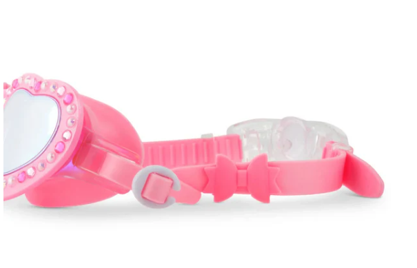 Gafas de natación - Corazones con brillantes rosa