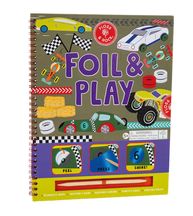 Foil & Play - Juego de frustar y jugar - Coches