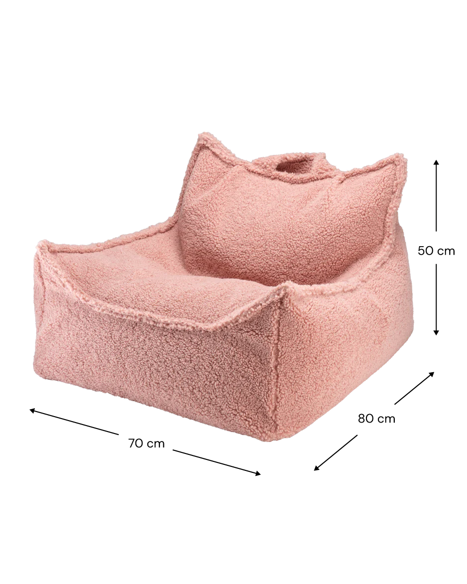 Beanbag Chair - Teddy - Guava