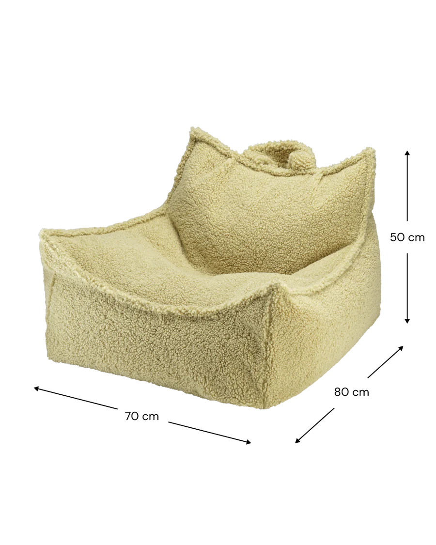 Beanbag Chair - Teddy - Matcha Green