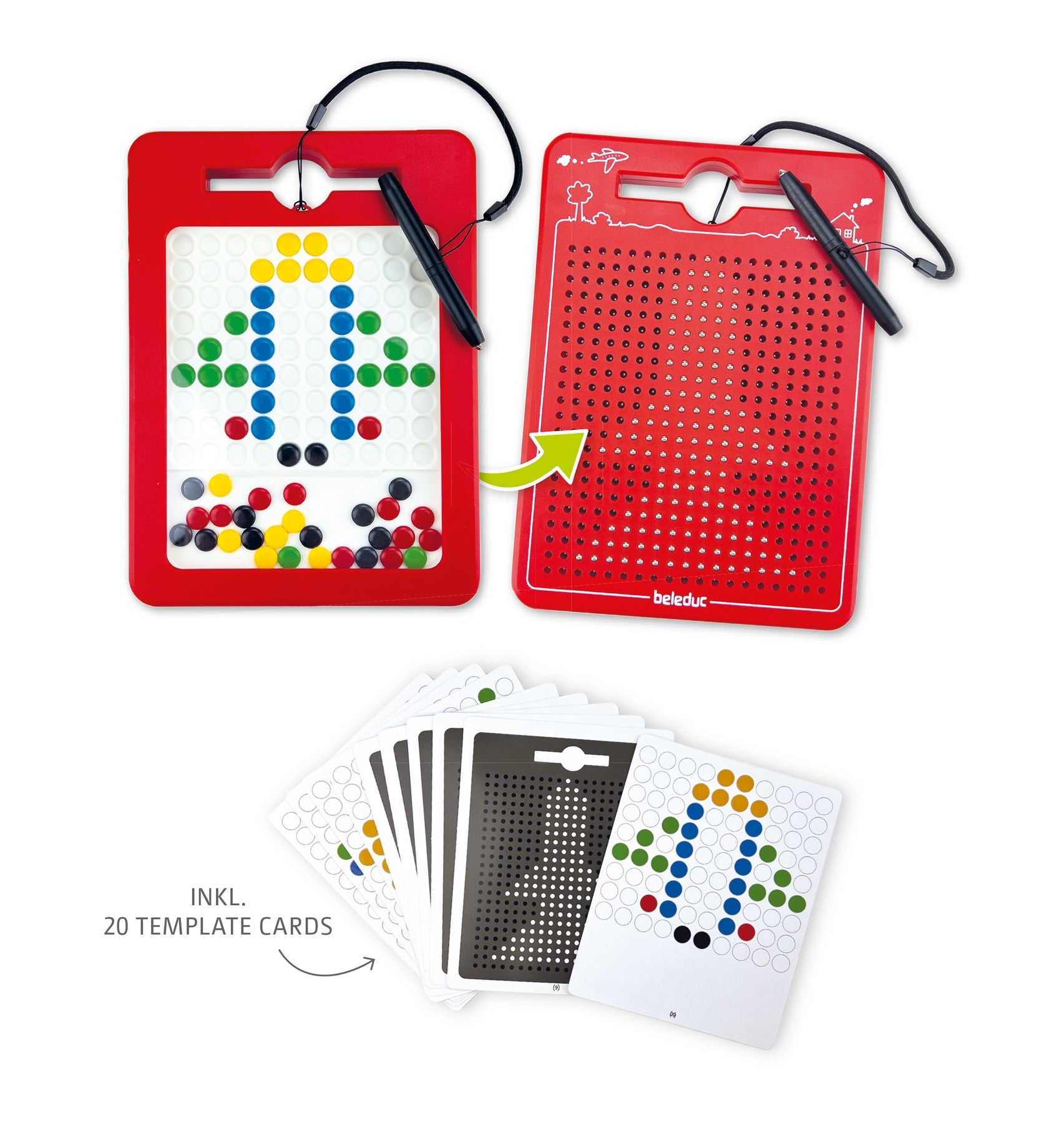 Tableta magnética bolitas 2 en 1