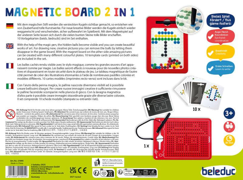 Tableta magnética bolitas 2 en 1