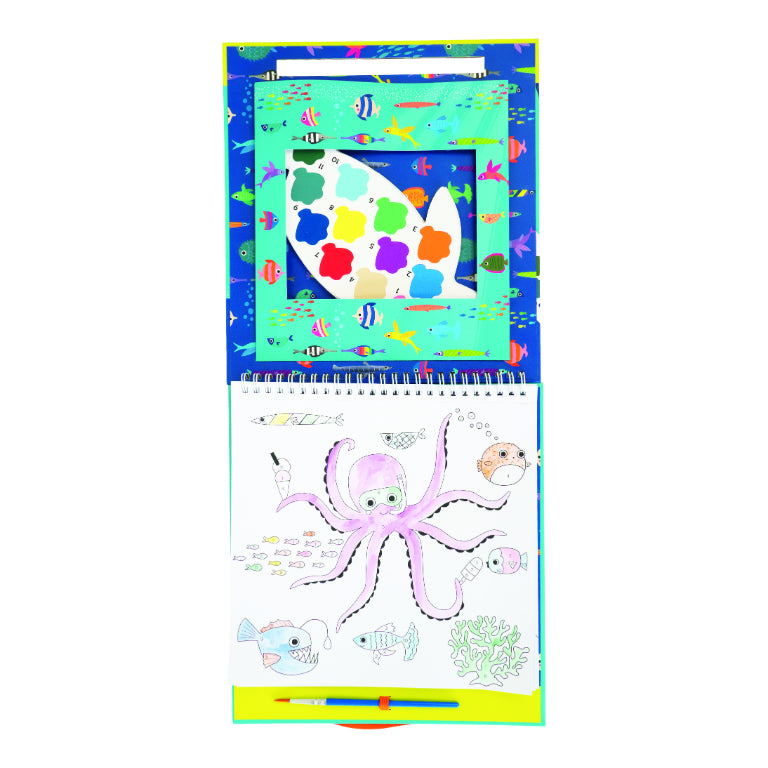 Pinta por números - Océano