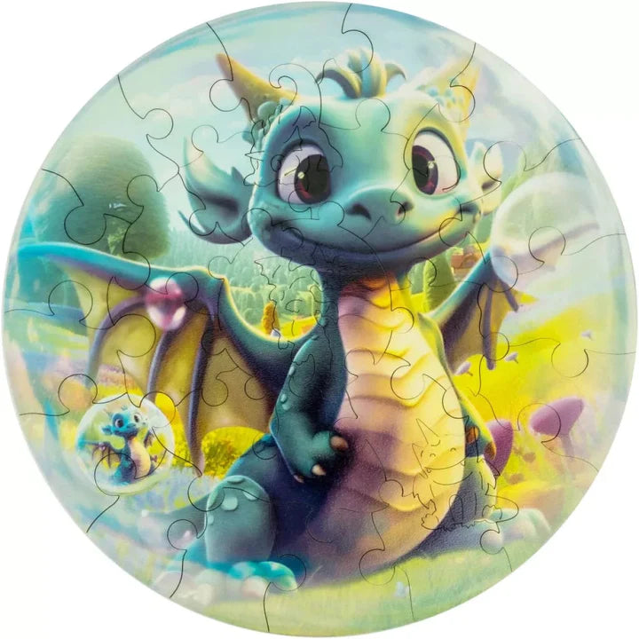 Puzzle de madera - Dragon (30 piezas)