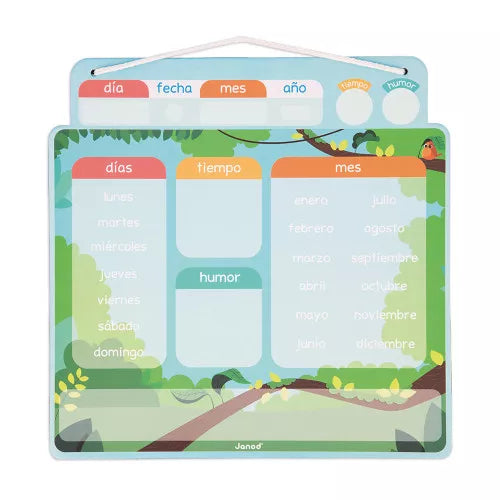 Calendario magnético - Español
